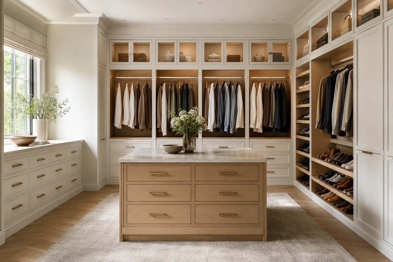 Warm White & Natural Oak