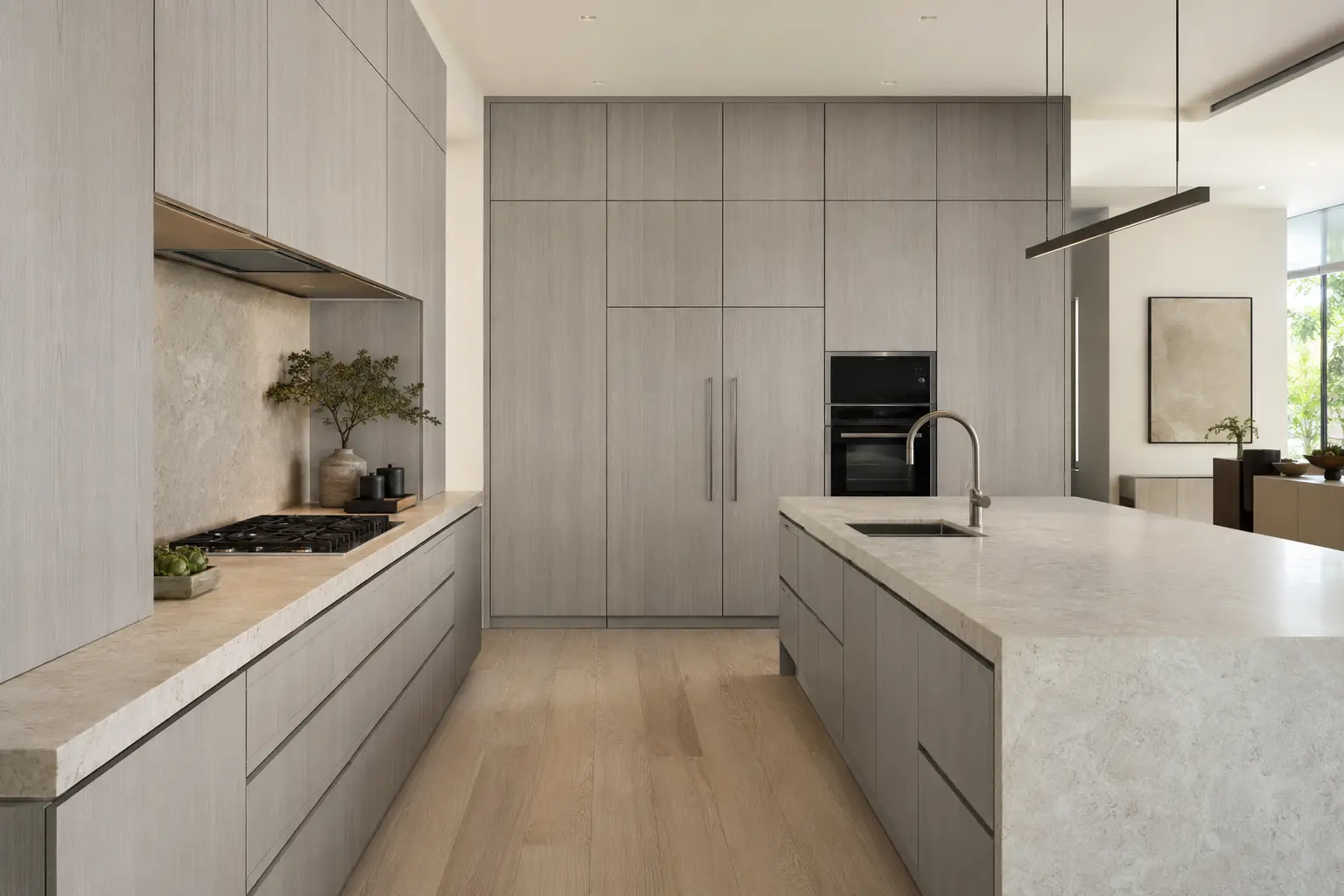 Light Grey Stained Oak